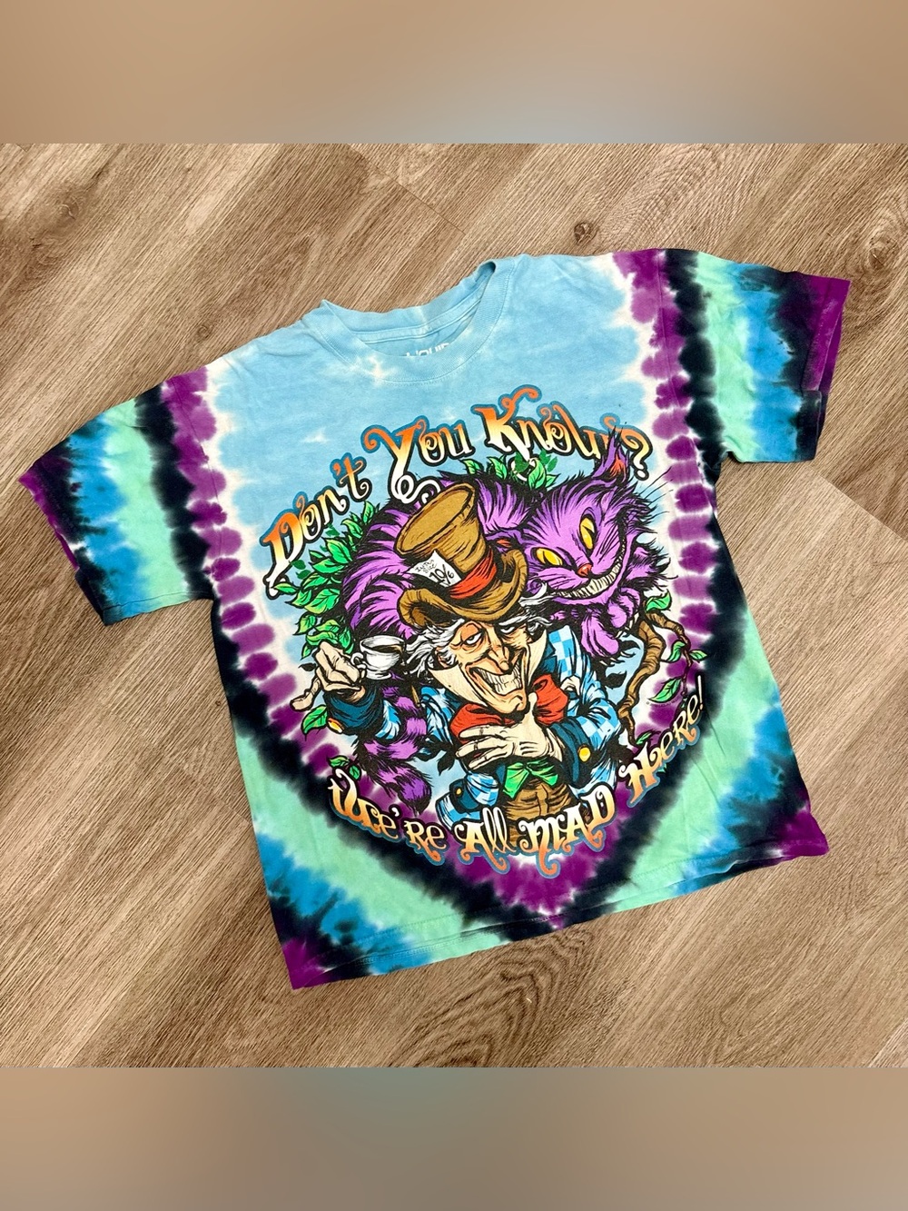 Liquid Blue Alice in Wonderland Tee
